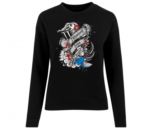 Tattoo Style - Tätowierte ficken besser - Frauen Pullover - schwarz