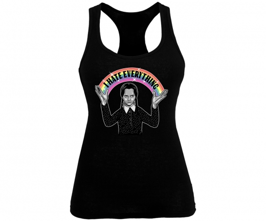 I hate everything - Frauen Tank Top - schwarz