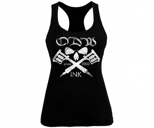 Tattoo Style - Farbe bekennen ODW Tattoo Horst Trippel - Frauen Tank Top - schwarz