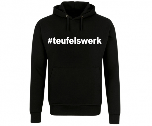 Teufelswerk - Hashtag Teufelswerk - Männer Kapuzenpullover - schwarz