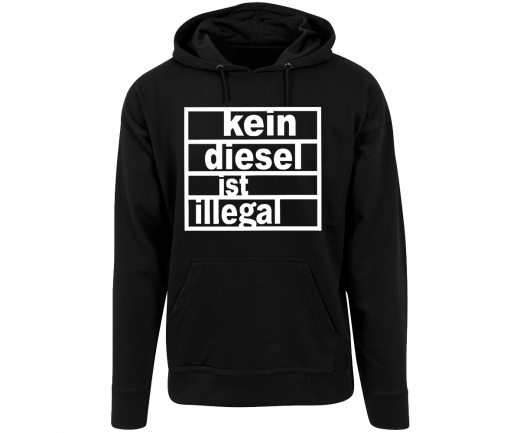 Kein Diesel ist illegal - Männer Kapuzenpullover - schwarz