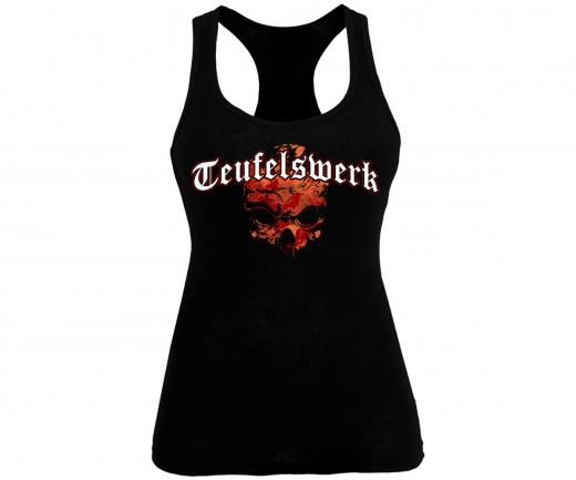 Teufelswerk - Schädel - Frauen Tank Top - schwarz