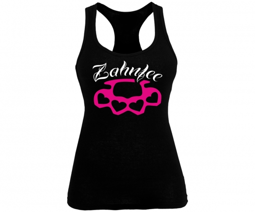 Zahnfee - Herzenring - Frauen Tank Top - schwarz