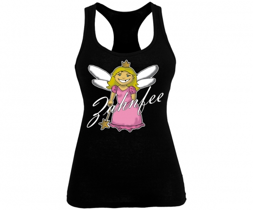 Zahnfee - Logo - Frauen Tank Top - schwarz