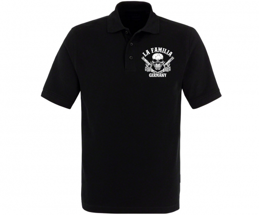 La Familia - Six Things La Familia Germany - Männer Polo Shirt - schwarz