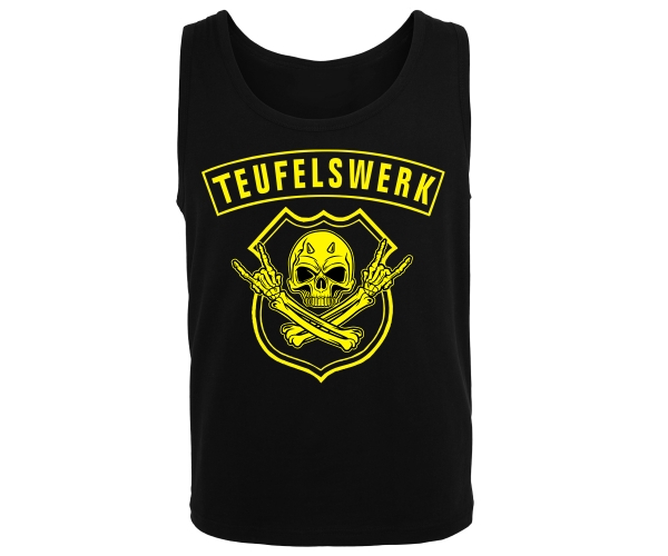 Teufelswerk - Mein Leben - Männer Muskelshirt - schwarz