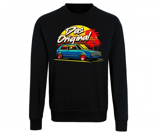 Tuning - Golf MK1 Das Original - Männer Pullover - schwarz