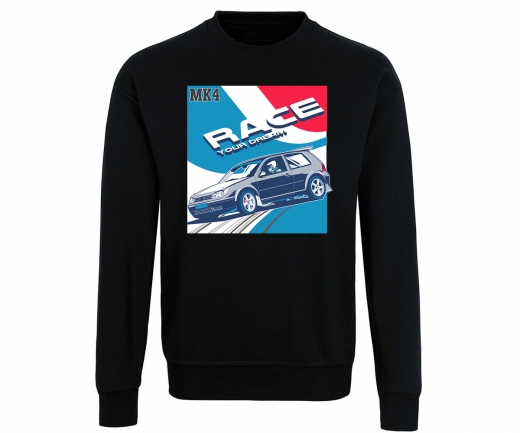 Tuning - Golf MK4 Race your Dream - Männer Pullover - schwarz