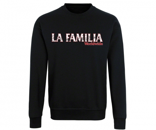 La Familia - The System is fucked up La Familia worldwide - Männer Pullover - schwarz