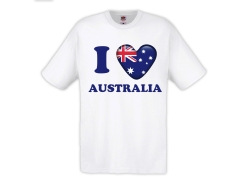 I love Australia - weiß